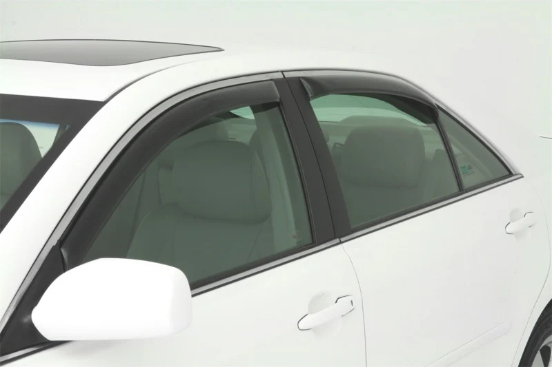 AVS 07-11 Toyota Camry Ventvisor In-Channel Front & Rear Window Deflectors 4pc - Smoke - Image 4