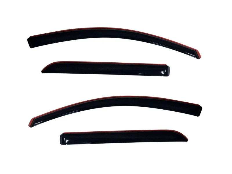 AVS 07-16 GMC Acadia Ventvisor In-Channel Front & Rear Window Deflectors 4pc - Smoke - Image 15