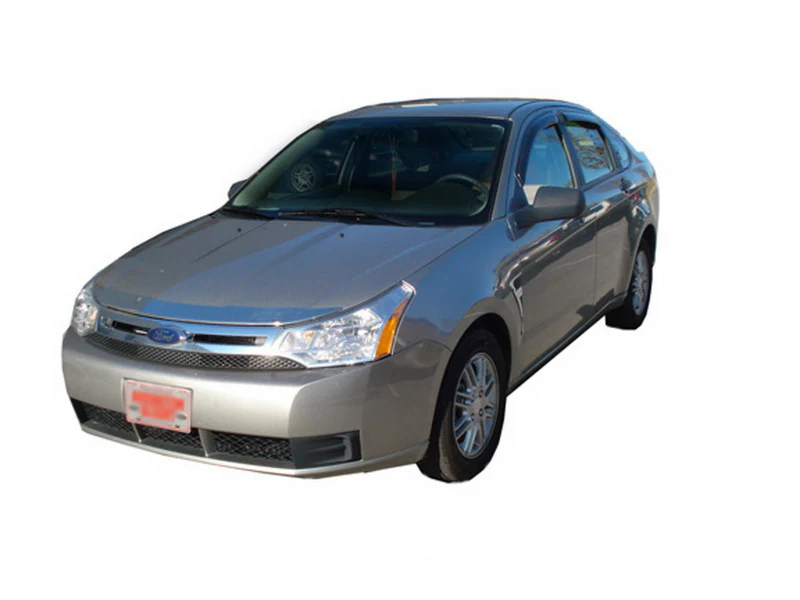 AVS 08-11 Ford Focus Ventvisor Outside Mount Window Deflectors 4pc - Smoke - Image 4