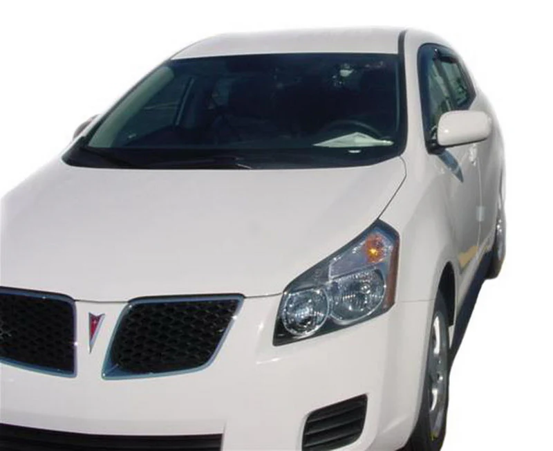 AVS 09-10 Pontiac Vibe Ventvisor Outside Mount Window Deflectors 4pc - Smoke - Image 3