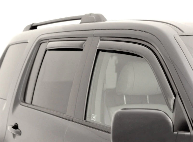 AVS 09-15 Honda Pilot Ventvisor In-Channel Front & Rear Window Deflectors 4pc - Smoke - Image 6