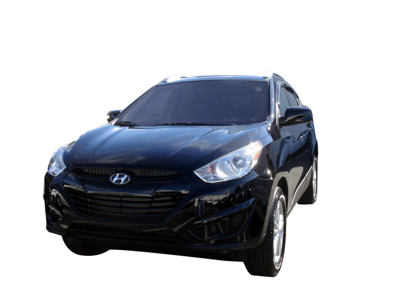 AVS 10-15 Hyundai Tucson Ventvisor Outside Mount Window Deflectors 4pc - Smoke - Image 4