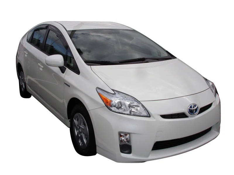 AVS 10-15 Toyota Prius (Excl. V Model) Ventvisor Outside Mount Window Deflectors 4pc - Smoke - Image 4