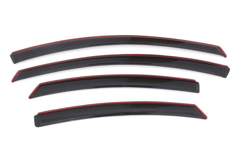 AVS 11-14 Hyundai Sonata Ventvisor In-Channel Front & Rear Window Deflectors 4pc - Smoke - Image 2