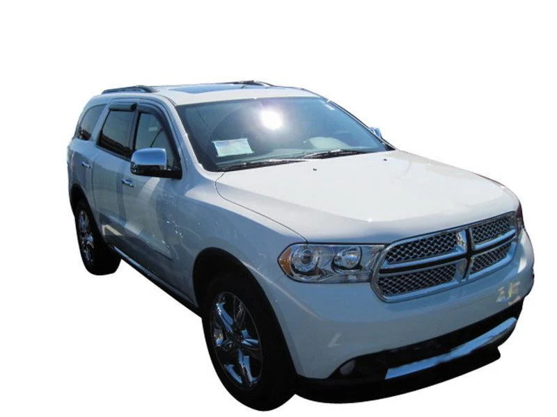 AVS 11-18 Dodge Durango Ventvisor Outside Mount Window Deflectors 4pc - Smoke - Image 3
