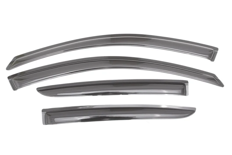 AVS 12-18 Nissan Versa (Excl. Hatch) Ventvisor Outside Mount Window Deflectors 4pc - Smoke - Image 5