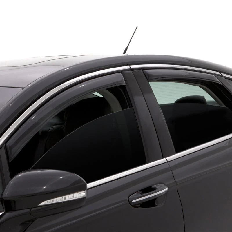 AVS 16-18 Toyota Prius Ventvisor In-Channel Front & Rear Window Deflectors 4pc - Smoke - Image 4