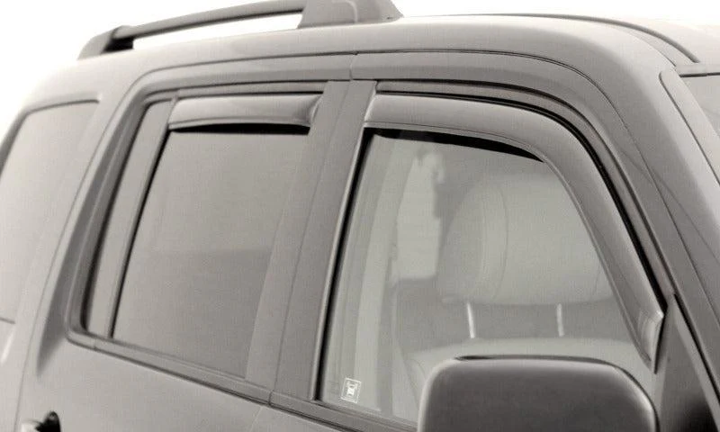 AVS 17-18 GMC Acadia Ventvisor In-Channel Front & Rear Window Deflectors 4pc - Smoke - Image 2