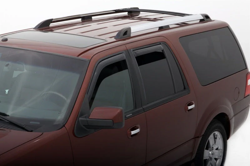 AVS 98-18 Lincoln Navigator Ventvisor In-Channel Front & Rear Window Deflectors 4pc - Smoke - Image 3