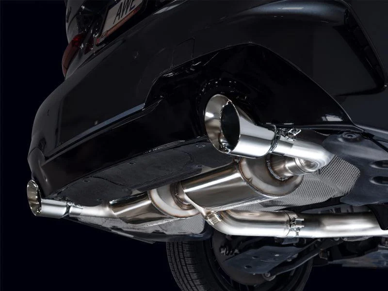 AWE 19-23 BMW 330i / 21-23 BMW 430i Base G2X Touring Axle Back Exhaust - Chrome Silver - Image 2