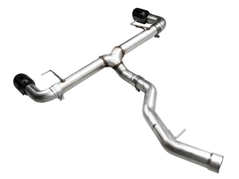 AWE 19-23 BMW 330i / 21-23 BMW 430i Base G2X Track Edition Axle Back Exhaust - Diamond Black - Image 9