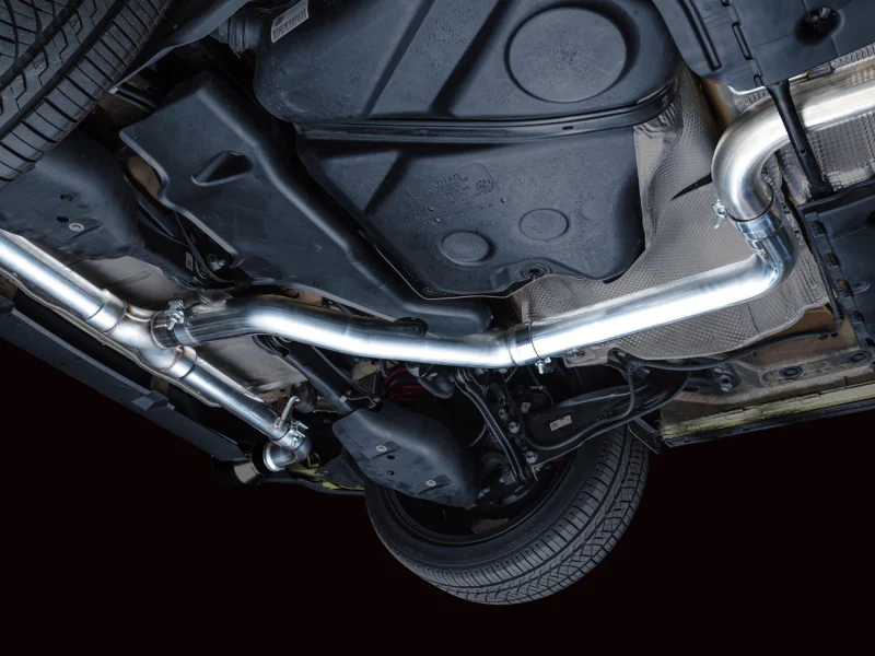 AWE 2022 VW GTI MK8  Track Edition Exhaust - Diamond Black Tips - Image 5