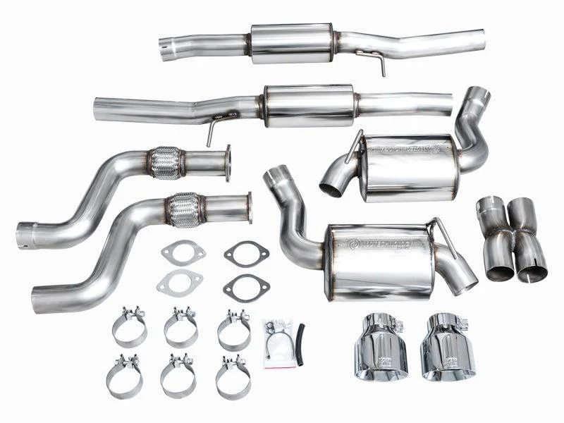 AWE 2023 Nissan Z RZ34 RWD Touring Edition Catback Exhaust System w/ Chrome Silver Tips - Image 15