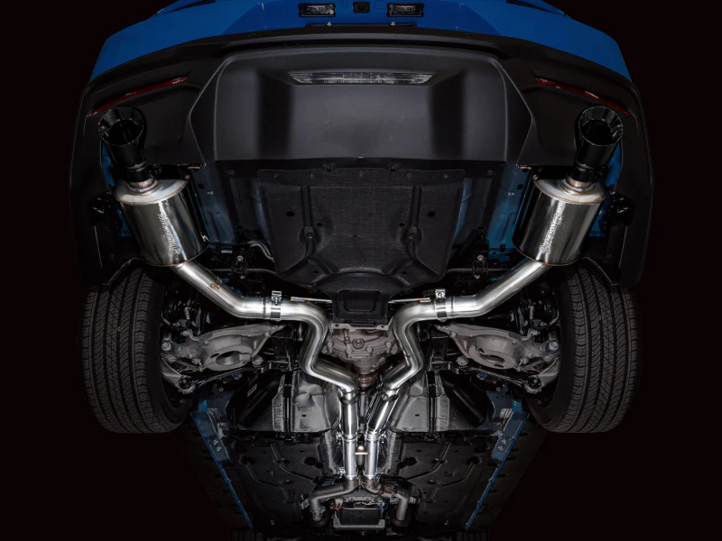 AWE 2024 Ford Mustang GT Fastback S650 RWD Touring Catback Exhaust w/ Dual Diamond Black Tips - Image 11
