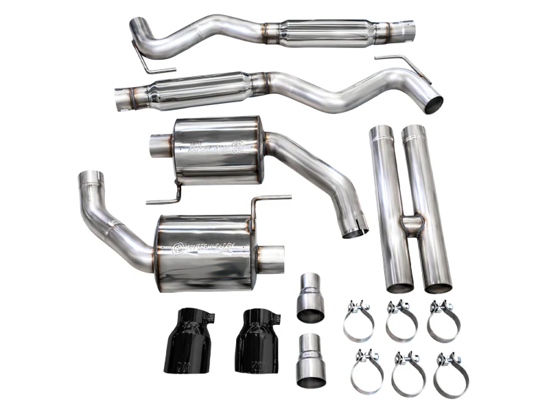 AWE 2024 Ford Mustang GT Fastback S650 RWD Touring Catback Exhaust w/ Dual Diamond Black Tips - Image 15