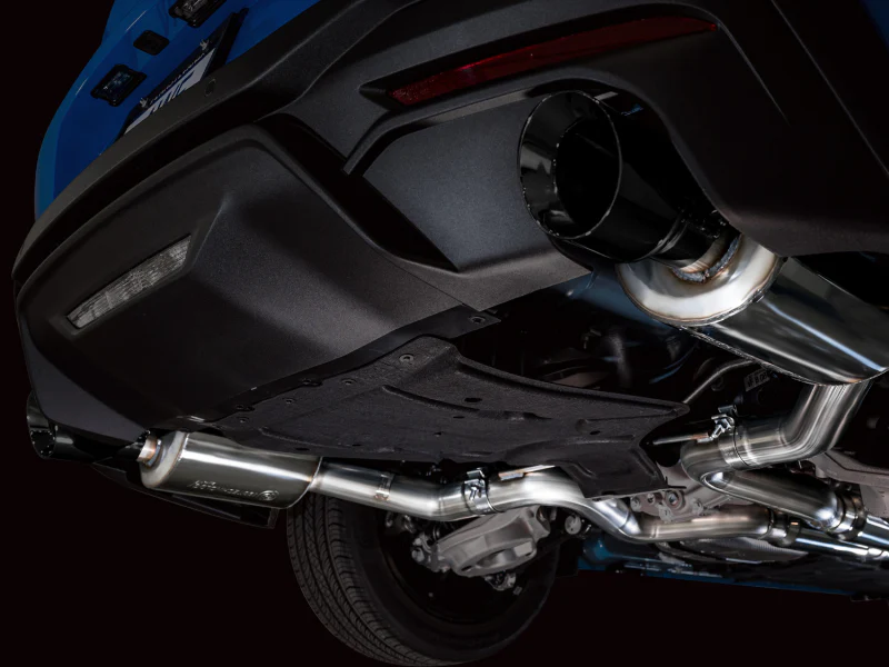 AWE 2024 Ford Mustang GT Fastback S650 RWD Touring Catback Exhaust w/ Dual Diamond Black Tips - Image 2