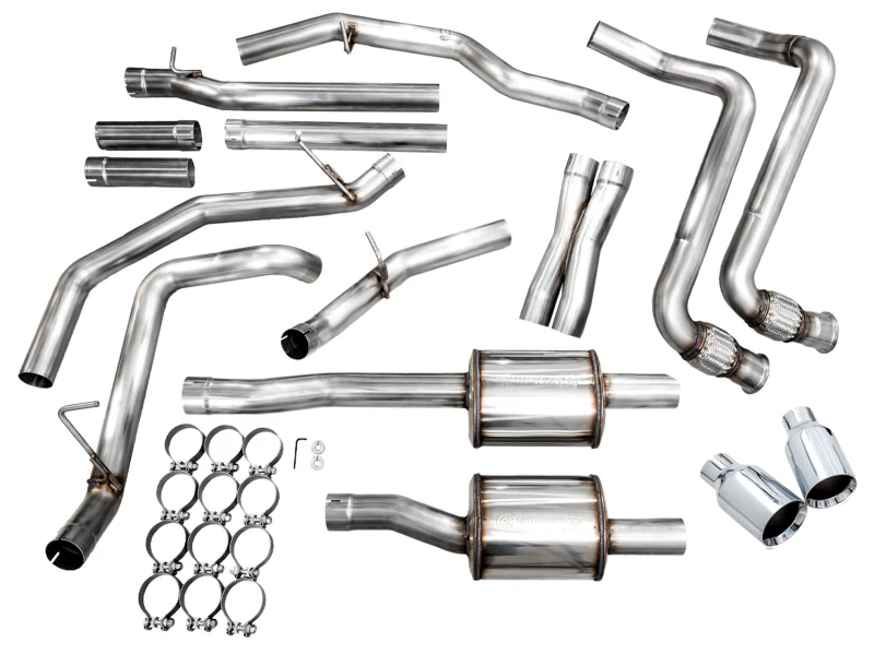 AWE 25+ RAM 1500 3.0TT 0FG Catback Touring Exhaust - Chrome Silver Tips - Image 15