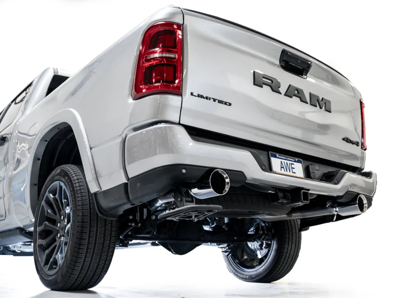 AWE 25+ RAM 1500 3.0TT 0FG Catback Touring Exhaust - Chrome Silver Tips - Image 2