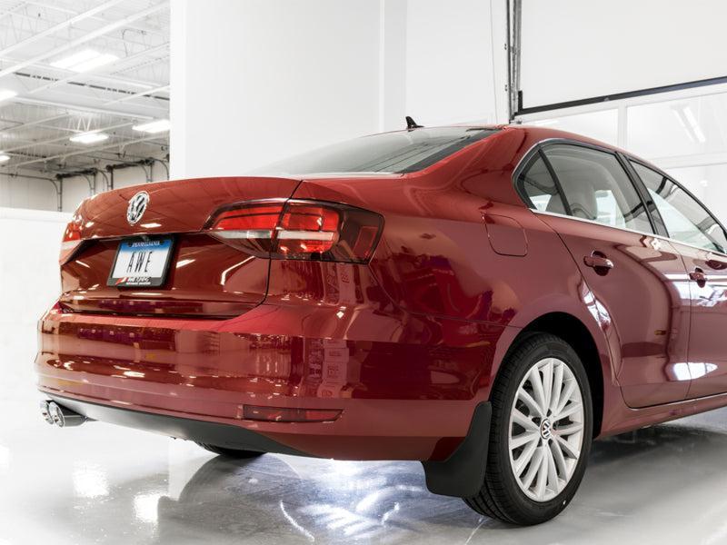 AWE Tuning 09-14 Volkswagen Jetta Mk6 1.4T Touring Edition Exhaust - Chrome Silver Tips - Image 4