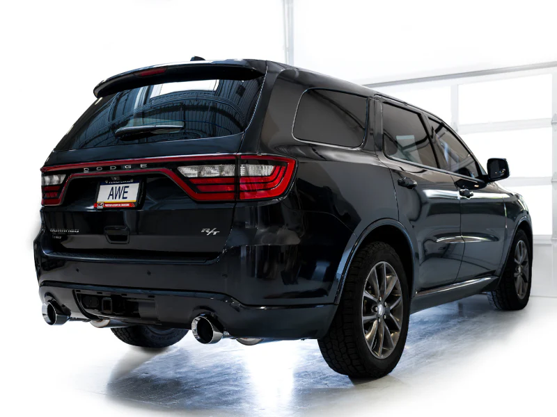 AWE Tuning 11-24 Dodge Durango 5.7L Track Edition Exhaust w/ Chrome Silver Tips - Image 10