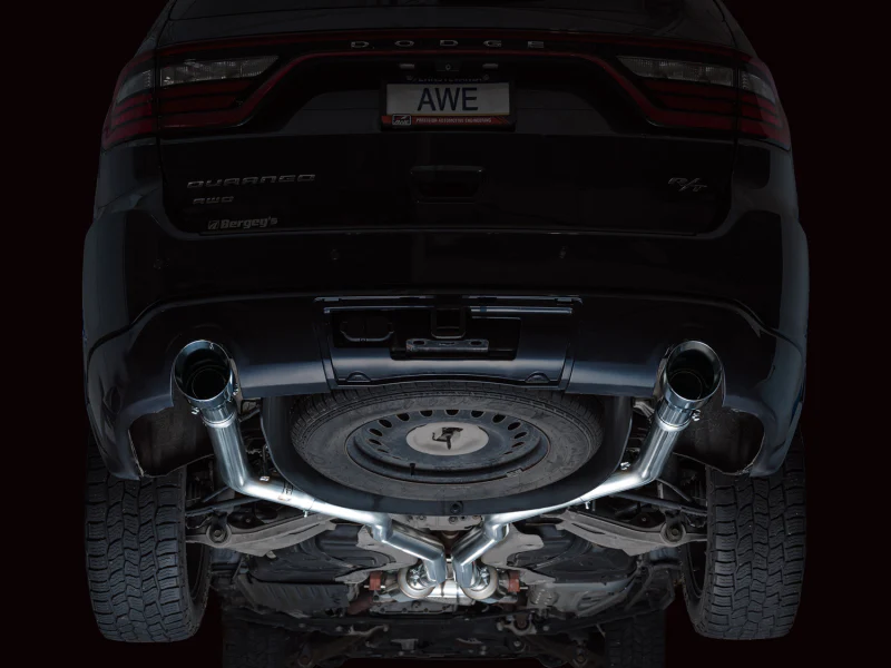 AWE Tuning 11-24 Dodge Durango 5.7L Track Edition Exhaust w/ Chrome Silver Tips - Image 4