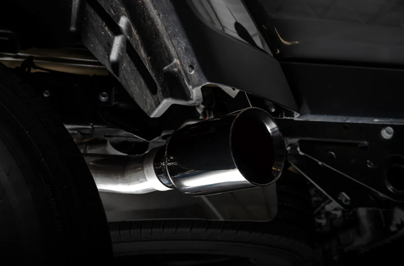 AWE Tuning 20-21 Jeep Gladiator JT 3.6L Tread Edition Cat-Back Single Side Exhaust - Diamond Blk Ti - Image 13