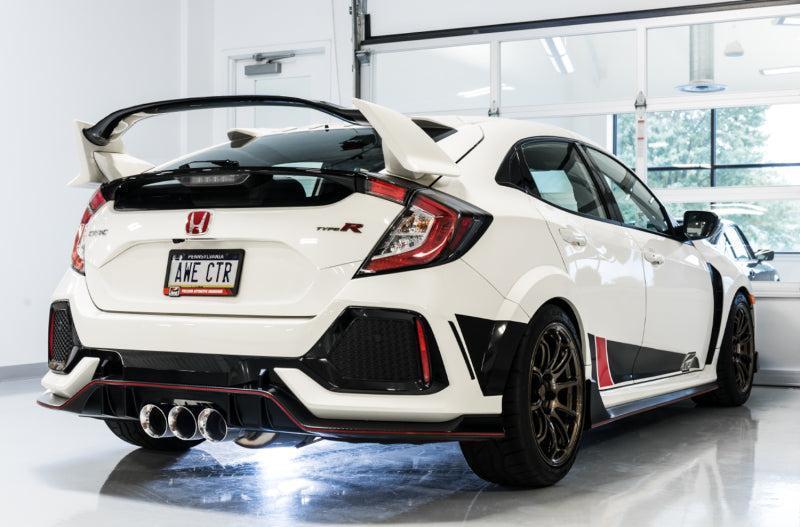 AWE Tuning 2017+ Honda Civic Type R Touring Edition Exhaust w/Front & Mid Pipes - Chrome Silver Tips - Image 3
