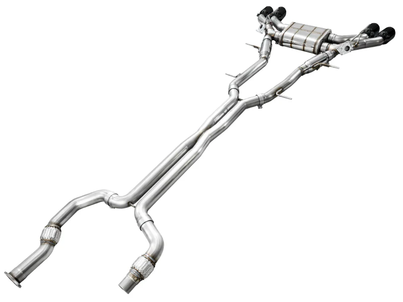 AWE Tuning 2021+ Cadillac CT4-V Blackwing SwitchPath Exhaust - Diamond Black Tips - Image 14