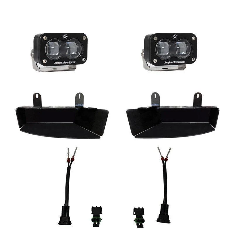 Baja Designs 19-22 Dodge RAM 2500/3500 S2 SAE Fog Pocket Light Kit - Clear - Image 2