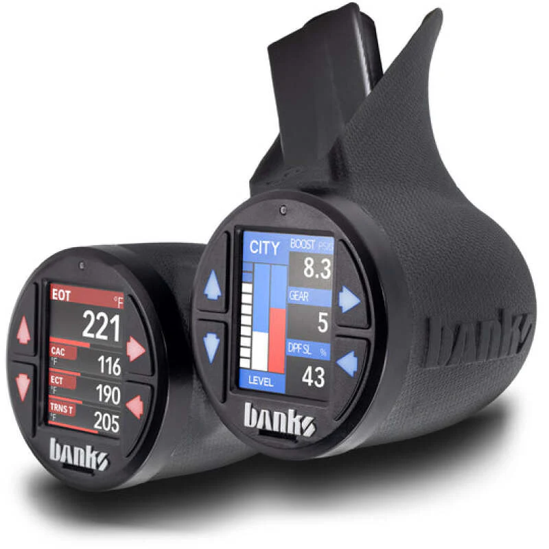 Banks Gauge Pod Kit 2023-2024 Ford F250-450 & 2021-24 F150  iDash Stealth Pod Mount - Dual Gauge - Image 2