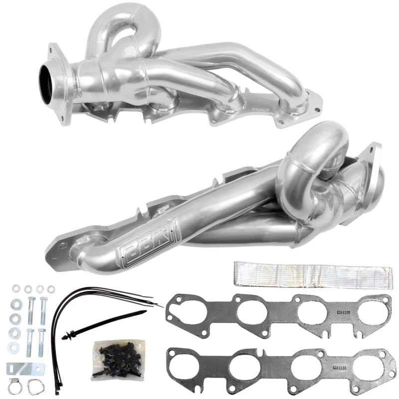 BBK 19-23 Dodge Ram 1500 5.7L (Ex. MegaCab) Shorty Tuned Exhaust Headers - 1-3/4in Silver Ceramic - Image 2