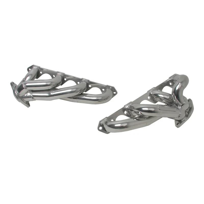 BBK 87-95 Ford F150 Truck 5.0 302 Shorty Unequal Length Exhaust Headers - 1-5/8 Silver Ceramic - Image 2