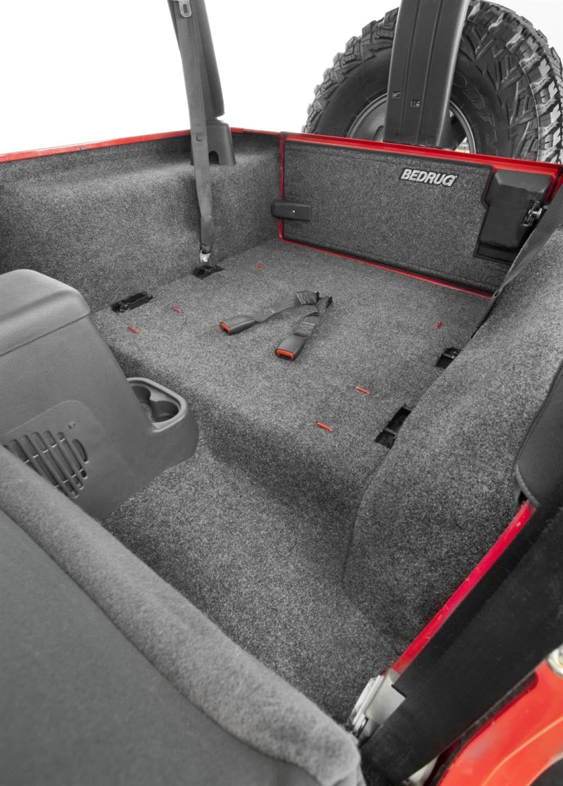 BedRug 03-06 Jeep LJ Unlimited Rear 4pc Cargo Kit (Incl Tailgate & Tub Liner) - Image 3