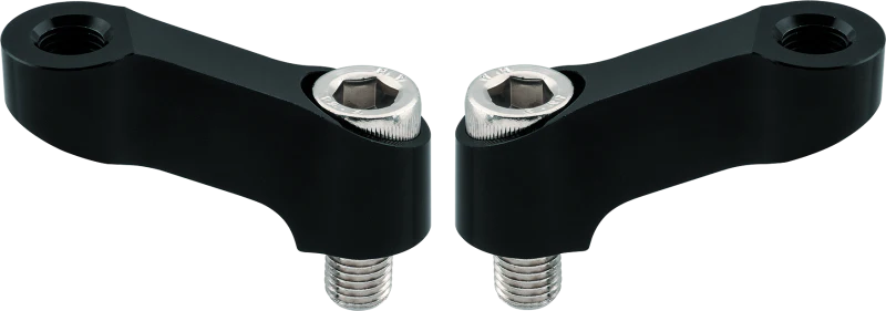 BikeMaster Mirror Extension 10mm Pair - Black