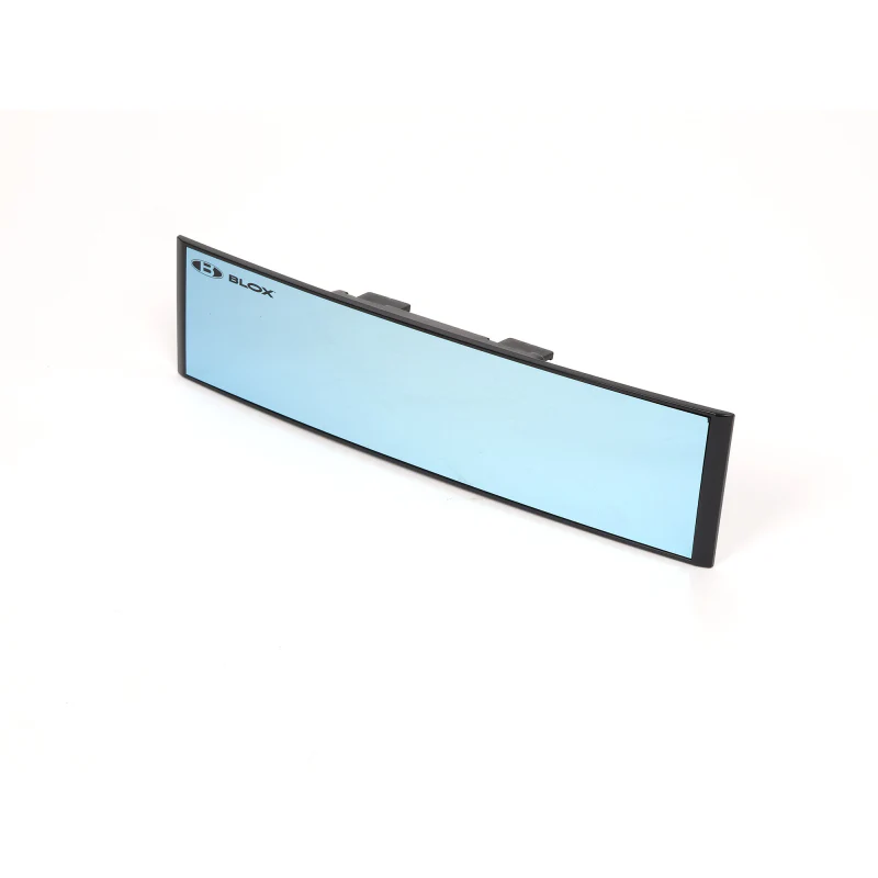 BLOX Racing 290mm Convex Mirror Black Frame Blue Tint - Image 4