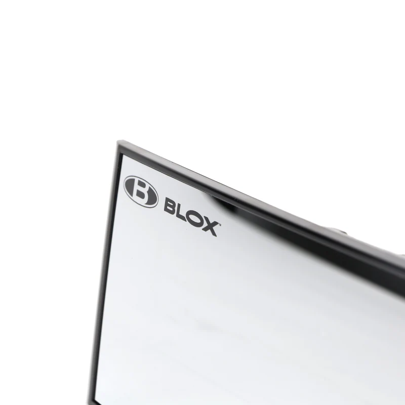 BLOX Racing 290mm Convex Mirror Black Frame No Tint - Image 7