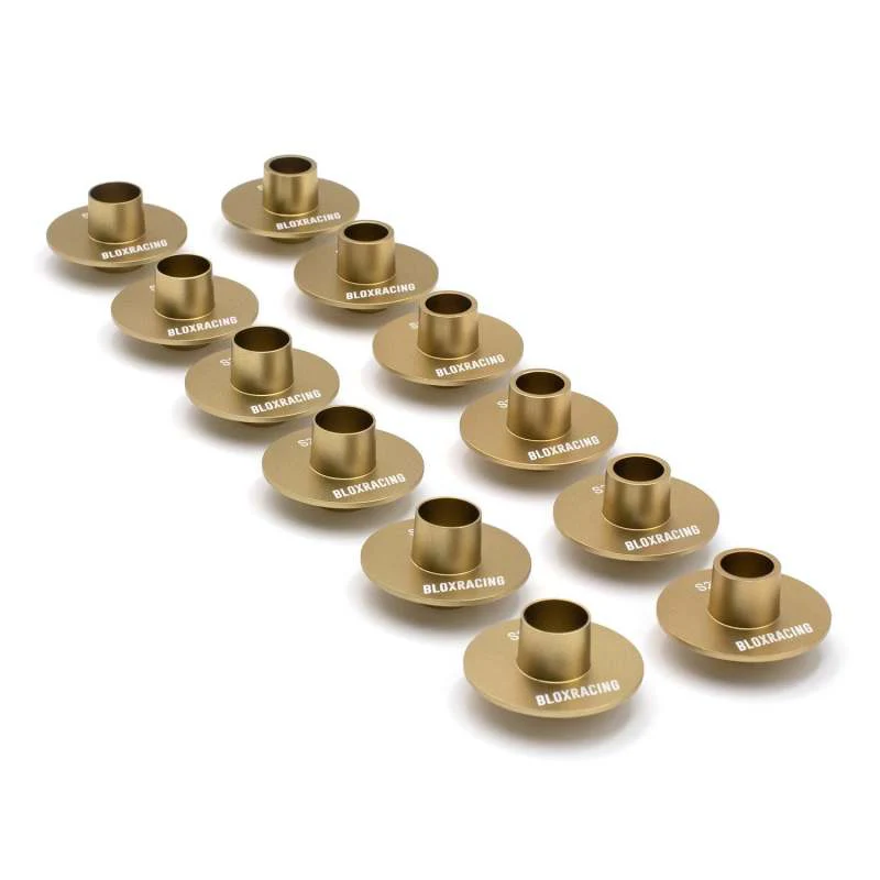 BLOX Racing Subframe Hard Collar Kit for All S2000 - Front and Rear total 12 Pieces (Gold) - Image 3