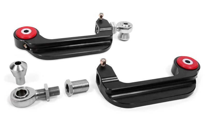 BMR 15-18 S550 Mustang Billet Aluminum Camber Links Adjustable (Poly/Rod ends) - Black Anodized - Image 2