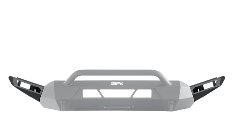Body Armor 4x4 16-22 Toyota Tacoma HiLine Bumper High Clearance Side Wings (Black)