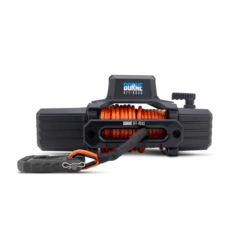 Borne Off-Road 10K Winch - Orange Synthetic Rope - Image 5