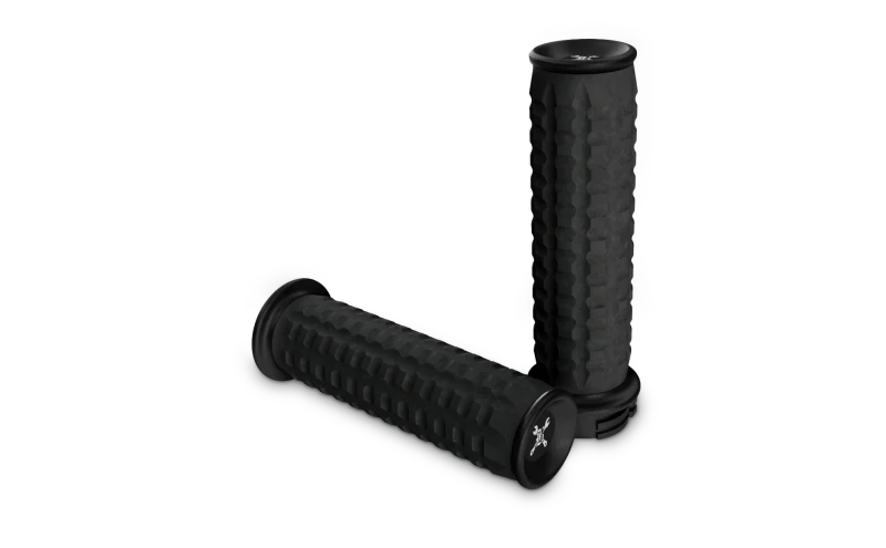 Burly Brand 82-17 H-D Dual Cable Set Reaper Handle Grip Set - Textured Black