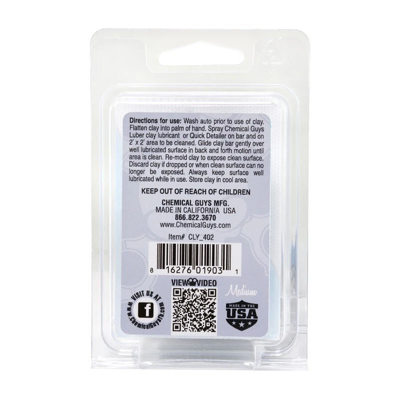 Chemical Guys Clay Bar (Medium Duty) - Gray - Image 3