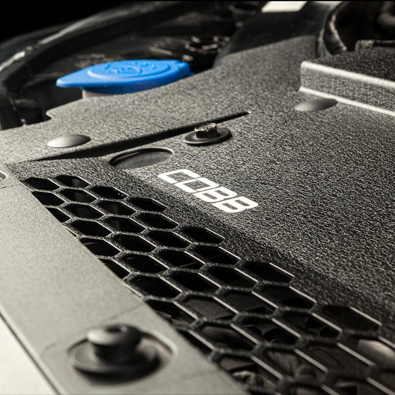 Cobb 21-23 Ford F-150 EcoBoost Radiator Shroud - Wrinkle Black - Image 2