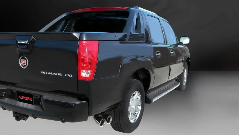 Corsa 2003-2006 Cadillac Escalade ESV 6.0L V8 Polished Sport Cat-Back Exhaust - Image 4