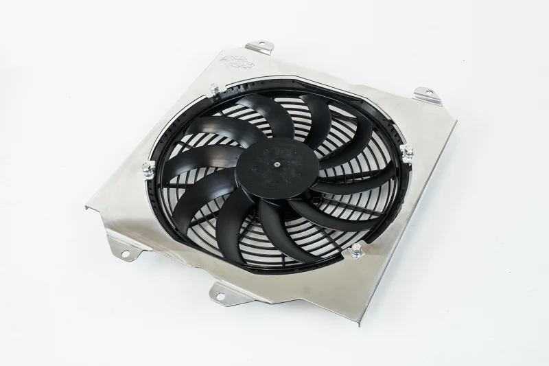 CSF 92-00 Honda Civic All-Aluminum Fan Shroud w/12in SPAL Fan - Image 9