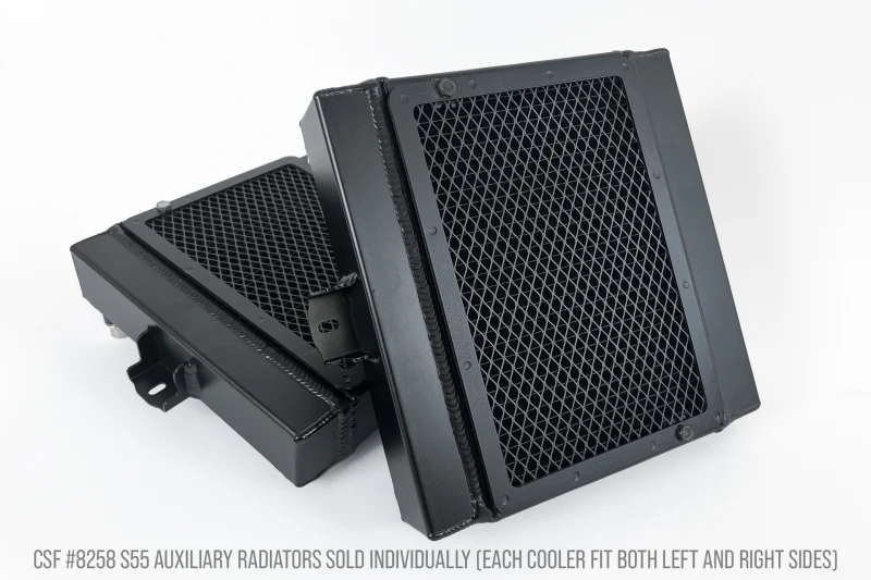 CSF BMW F8X M3/M4/M2C Auxiliary Radiators w/ Rock Guards (Sold Individually - Fits Left and Right - Image 2