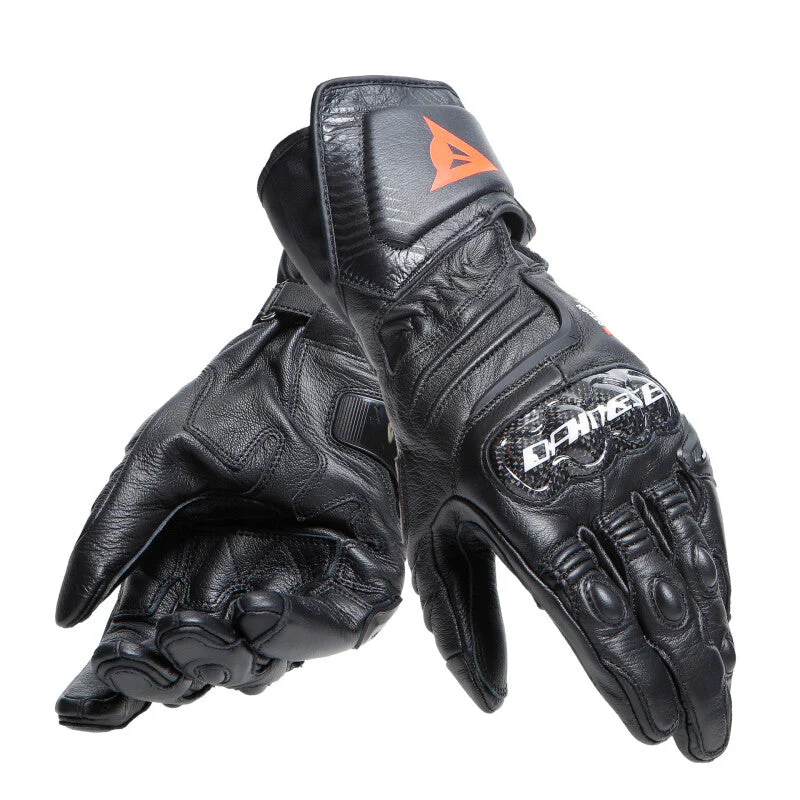 Dainese Carbon 4 Long Leather Gloves Black/Black/Black - Large - Image 4