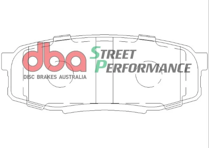 DBA 08-19 Lexus LX570 SP Performance Rear Brake Pads - Image 4