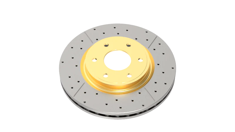 DBA 09-15 Toyota Landcruiser / 10-13 Lexus GX460 Front Drilled & Slotted Street Series Rotor - Image 7