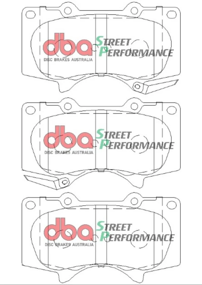 DBA 11-16 Toyota FJ Cruiser (GSJ15R) SP Performance Front Brake Pads - Image 3